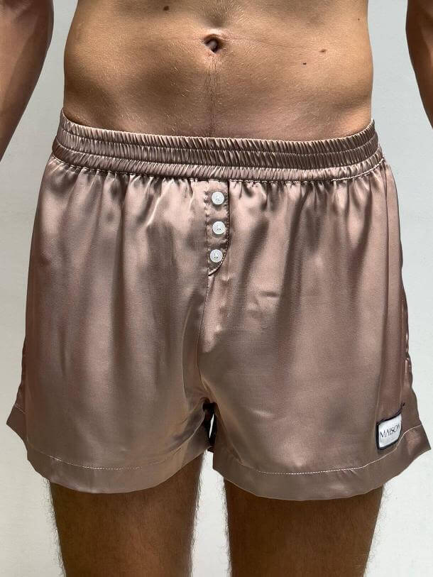 Bukit underwear, chocolate, comfort, sensuality, satin, silk, luxury, unisex, bali, several colors, new collection, handcrafted