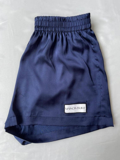 Bukit underwear, navy blue, comfort, sensuality, satin, silk, luxury, unisex, bali, several colors, new collection, handcrafted