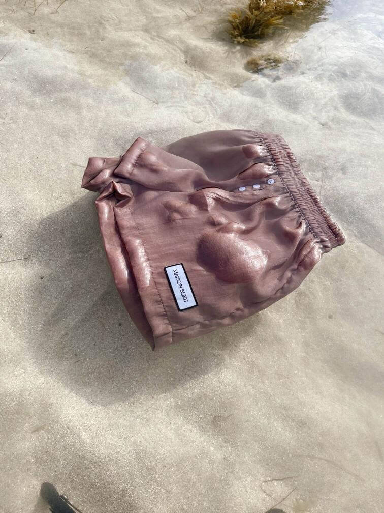 Bukit underwear, shiny brown, comfort, sensuality, satin, silk, luxury, unisex, bali, several colors, new collection, handcrafted