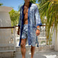 Kimono, Bukit Blue, elegance, grace, comfort, sensuality, satin, silk, luxury, unisex, bali, new, batik